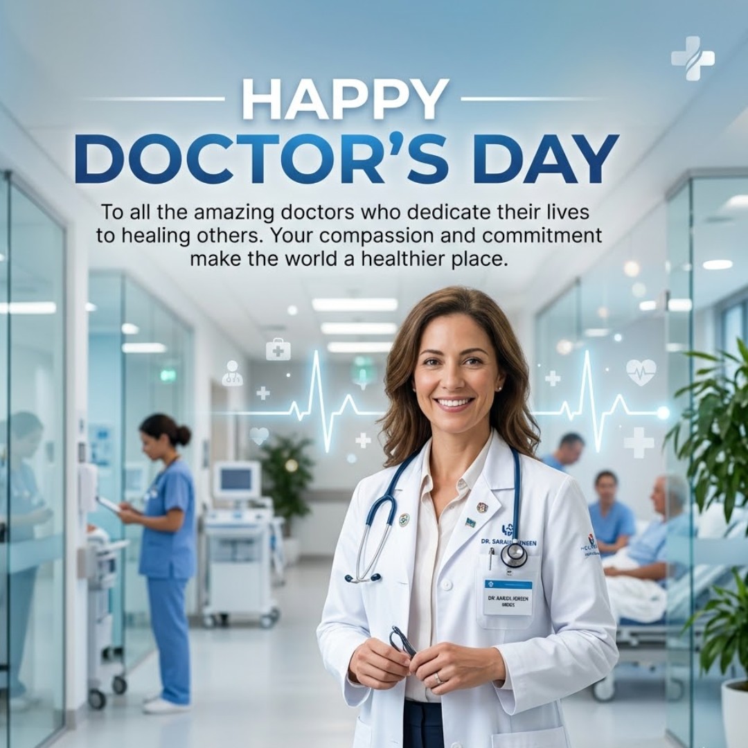 Happy Doctor's Day to all the amazing doctors who dedicate their lives to healing others. Your compassion and commitment make the world a healthier place.